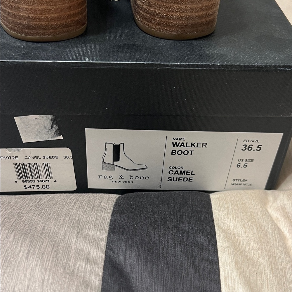 Rag & Bone Walker bootie camel suede - Picture 8 of 8